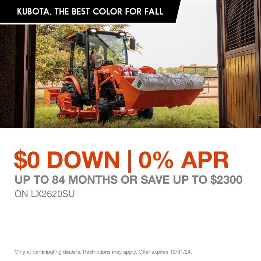 LX2620SU KUBOTA TRACTORS